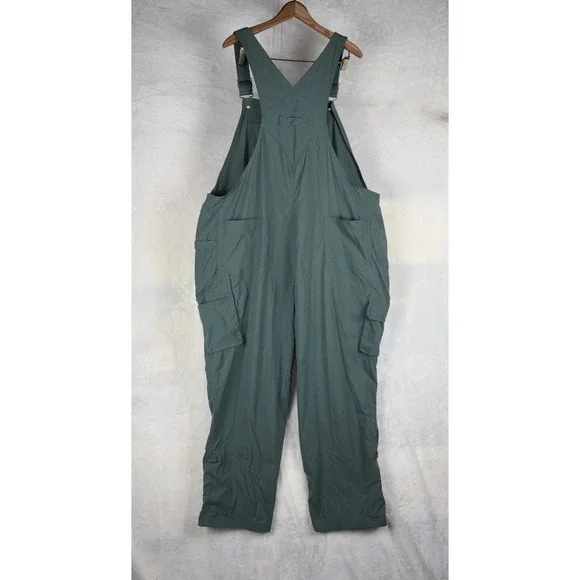 Duluth Trading Co Heir-loom Overalls Womens 3Xx31 Fir Green Gardening Bibs - Picture 7 of 16